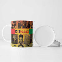Disobey Black History Tribute Ceramic Mug Honoring the Civil Rights Legacy - Wonder Print Shop