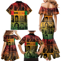 Disobey Black History Tribute Family Matching Mermaid Dress and Hawaiian Shirt Honoring the Civil Rights Legacy - Wonder Print Shop