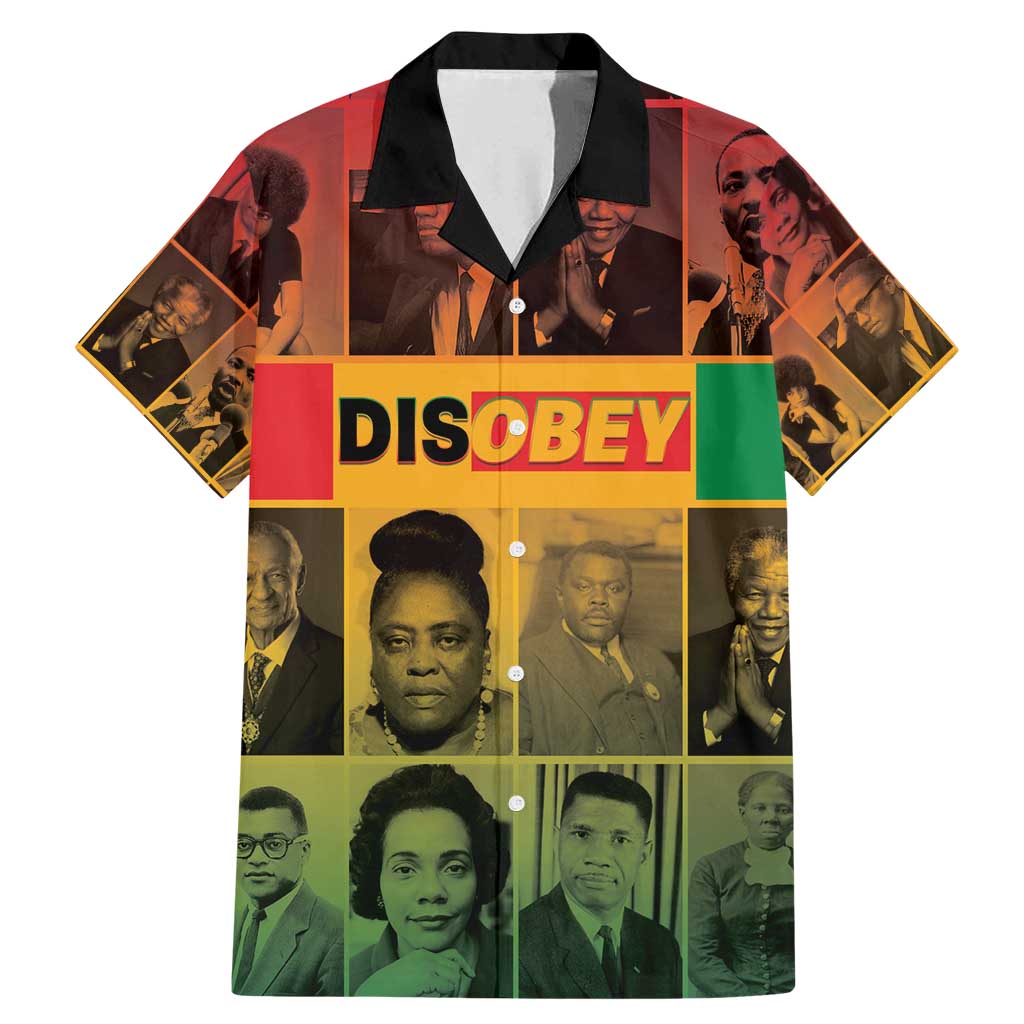 Disobey Black History Tribute Family Matching Mermaid Dress and Hawaiian Shirt Honoring the Civil Rights Legacy - Wonder Print Shop