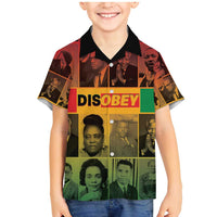 Disobey Black History Tribute Family Matching Mermaid Dress and Hawaiian Shirt Honoring the Civil Rights Legacy - Wonder Print Shop