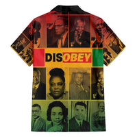 Disobey Black History Tribute Family Matching Off Shoulder Short Dress and Hawaiian Shirt Honoring the Civil Rights Legacy - Wonder Print Shop