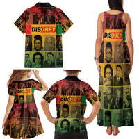 Disobey Black History Tribute Family Matching Tank Maxi Dress and Hawaiian Shirt Honoring the Civil Rights Legacy - Wonder Print Shop