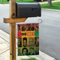 Disobey Black History Tribute Garden Flag Honoring the Civil Rights Legacy - Wonder Print Shop