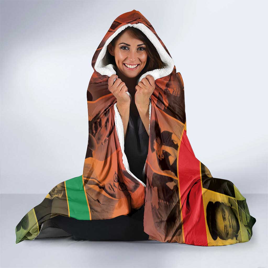 Disobey Black History Tribute Hooded Blanket Honoring the Civil Rights Legacy - Wonder Print Shop