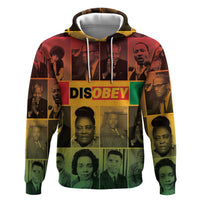 Disobey Black History Tribute Hoodie Honoring the Civil Rights Legacy - Wonder Print Shop