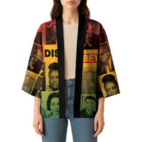 Disobey Black History Tribute Kimono Honoring the Civil Rights Legacy - Wonder Print Shop
