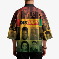 Disobey Black History Tribute Kimono Honoring the Civil Rights Legacy - Wonder Print Shop