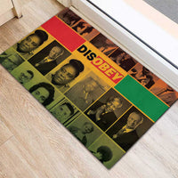 Disobey Black History Tribute Rubber Doormat Honoring the Civil Rights Legacy - Wonder Print Shop