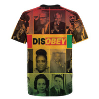 Disobey Black History Tribute Rugby Jersey Honoring the Civil Rights Legacy - Wonder Print Shop