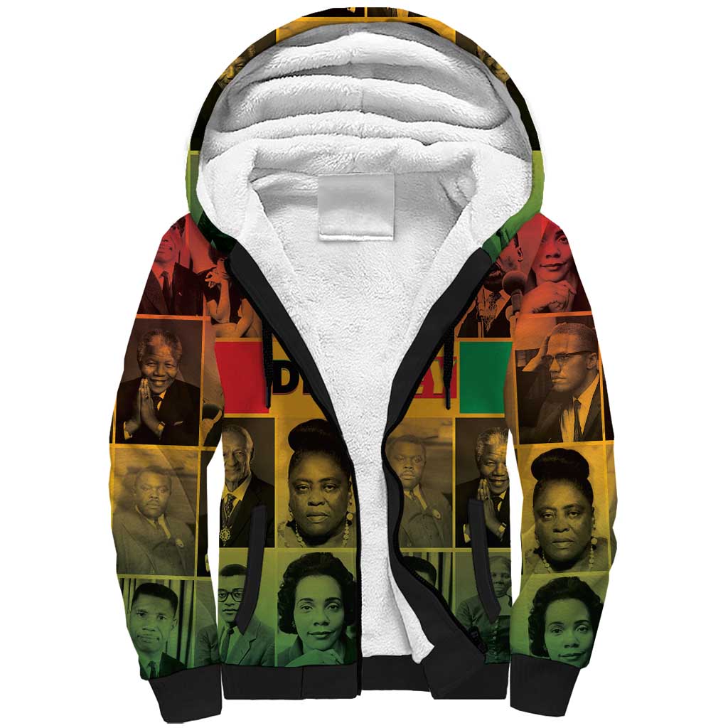 Disobey Black History Tribute Sherpa Hoodie Honoring the Civil Rights Legacy - Wonder Print Shop