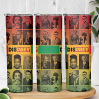Disobey Black History Tribute Skinny Tumbler Honoring the Civil Rights Legacy - Wonder Print Shop