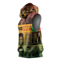 Disobey Black History Tribute Sleeveless Hoodie Honoring the Civil Rights Legacy - Wonder Print Shop