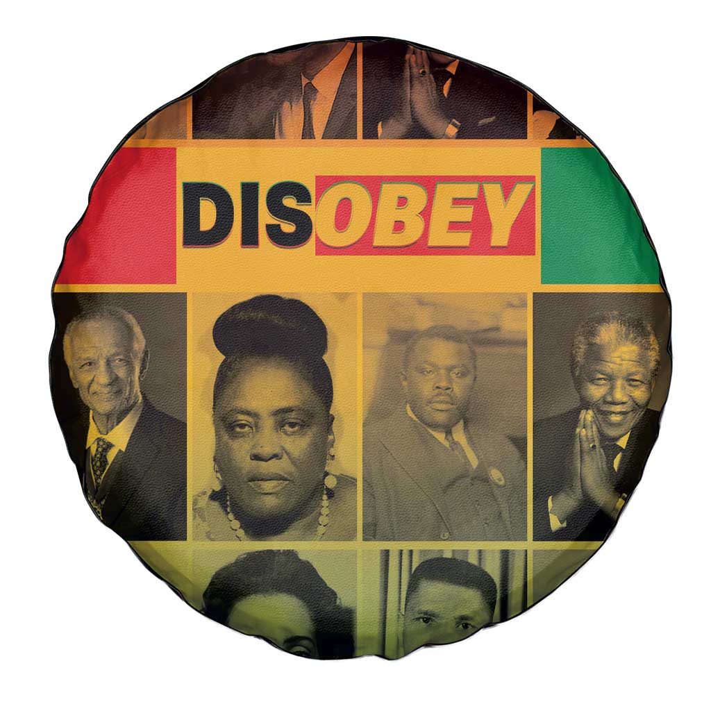 Disobey Black History Tribute Spare Tire Cover Honoring the Civil Rights Legacy - Wonder Print Shop