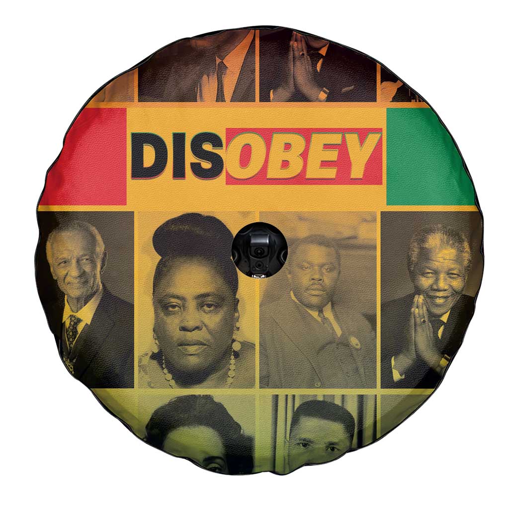 Disobey Black History Tribute Spare Tire Cover Honoring the Civil Rights Legacy - Wonder Print Shop