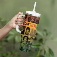 Disobey Black History Tribute Tumbler With Handle Honoring the Civil Rights Legacy - Wonder Print Shop