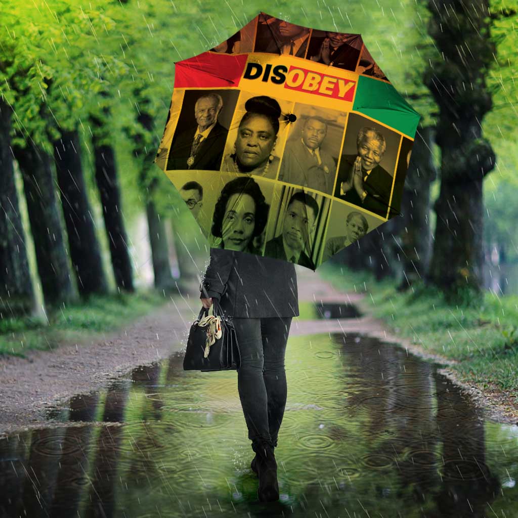 Disobey Black History Tribute Umbrella Honoring the Civil Rights Legacy - Wonder Print Shop