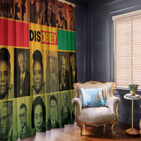 Disobey Black History Tribute Window Curtain Honoring the Civil Rights Legacy - Wonder Print Shop