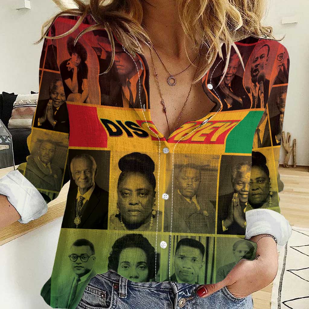 Disobey Black History Tribute Women Casual Shirt Honoring the Civil Rights Legacy - Wonder Print Shop