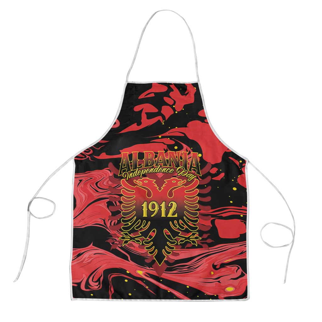 Happy Albania Independence Day Apron Albanian Eagle - Wonder Print Shop