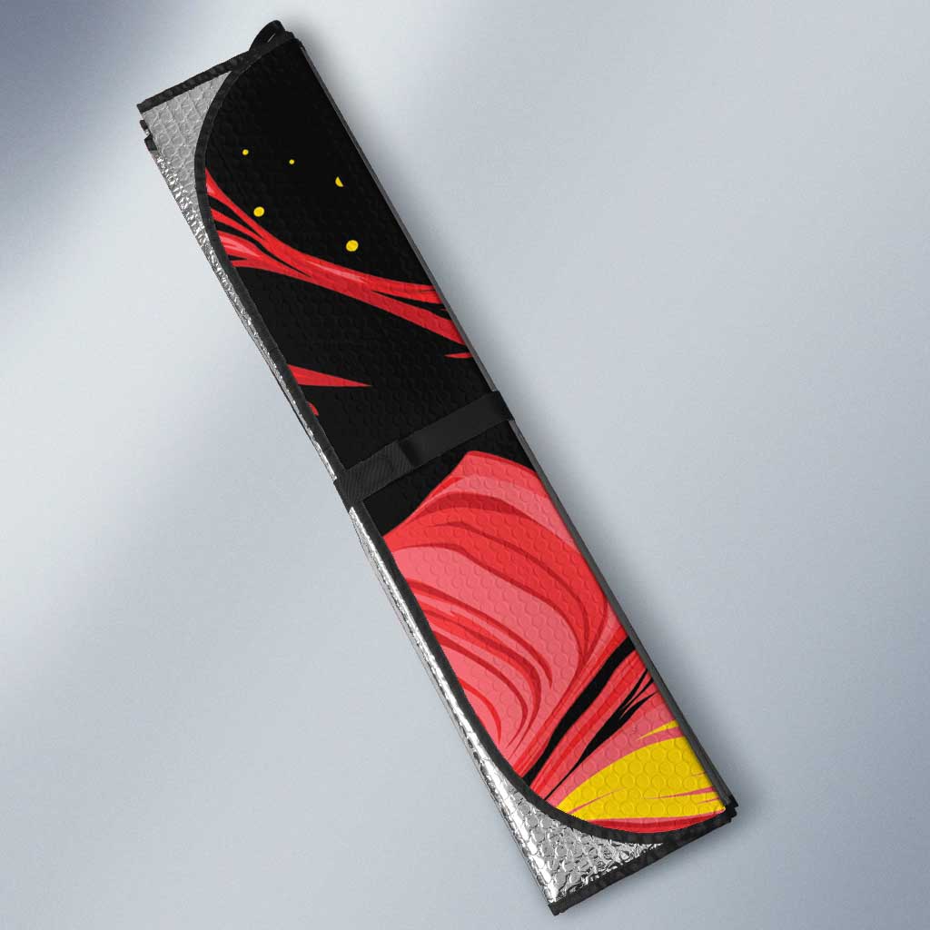 Happy Albania Independence Day Auto Sun Shade Albanian Eagle - Wonder Print Shop