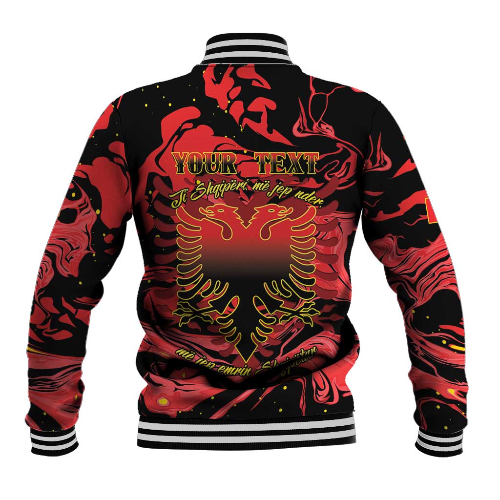 Happy Albania Independence Day Baseball Jacket Albanian Eagle - Wonder Print Shop