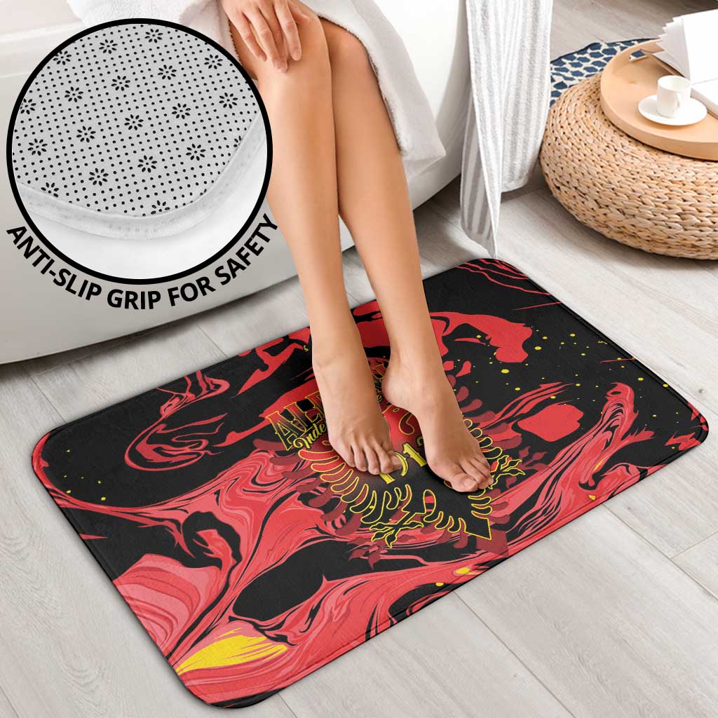 Happy Albania Independence Day Bathroom Set Albanian Eagle - Wonder Print Shop