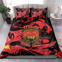 Happy Albania Independence Day Bedding Set Albanian Eagle - Wonder Print Shop