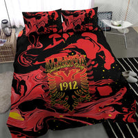 Happy Albania Independence Day Bedding Set Albanian Eagle - Wonder Print Shop
