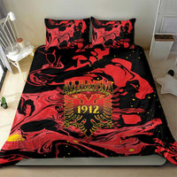 Happy Albania Independence Day Bedding Set Albanian Eagle - Wonder Print Shop