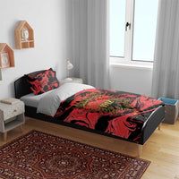 Happy Albania Independence Day Bedding Set Albanian Eagle - Wonder Print Shop