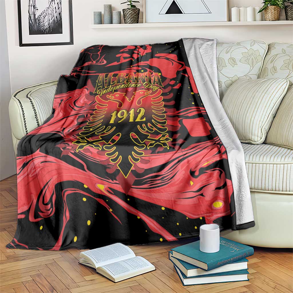 Happy Albania Independence Day Blanket Albanian Eagle - Wonder Print Shop
