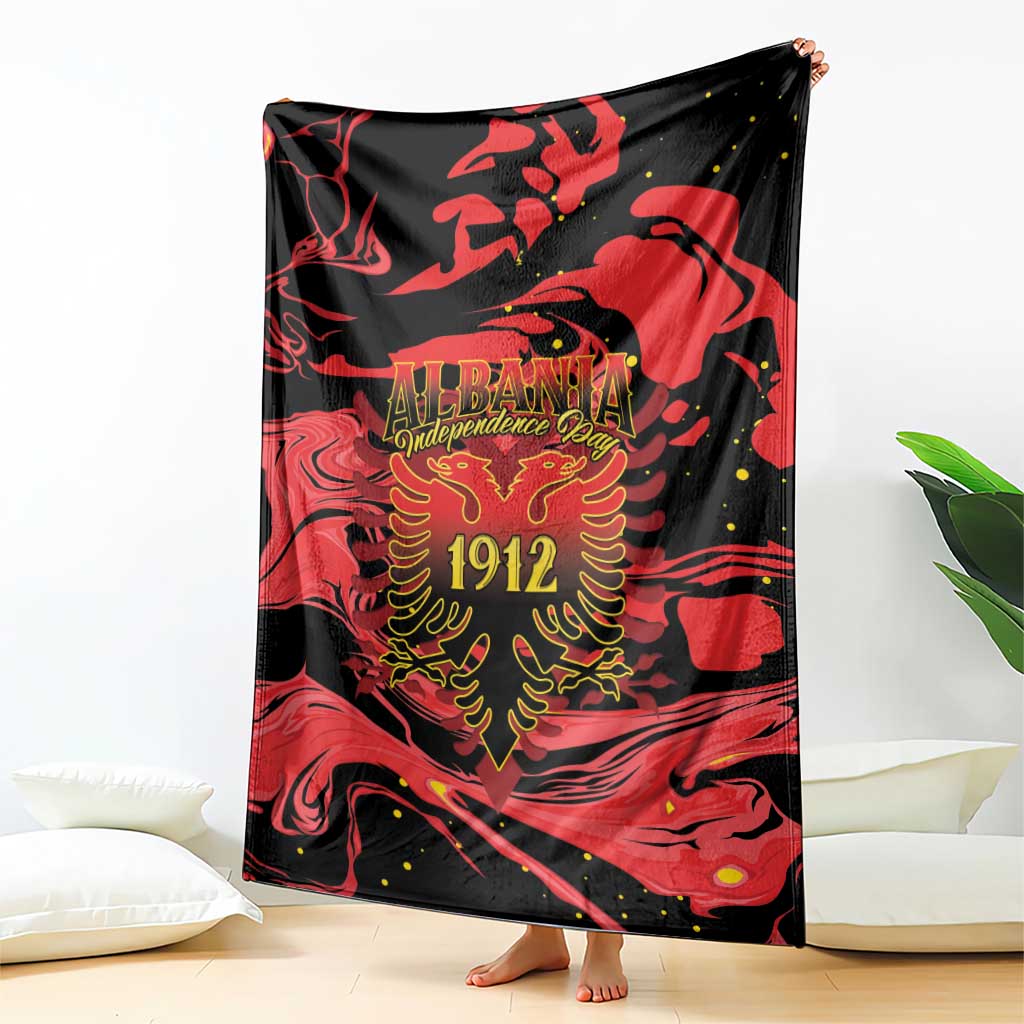 Happy Albania Independence Day Blanket Albanian Eagle - Wonder Print Shop