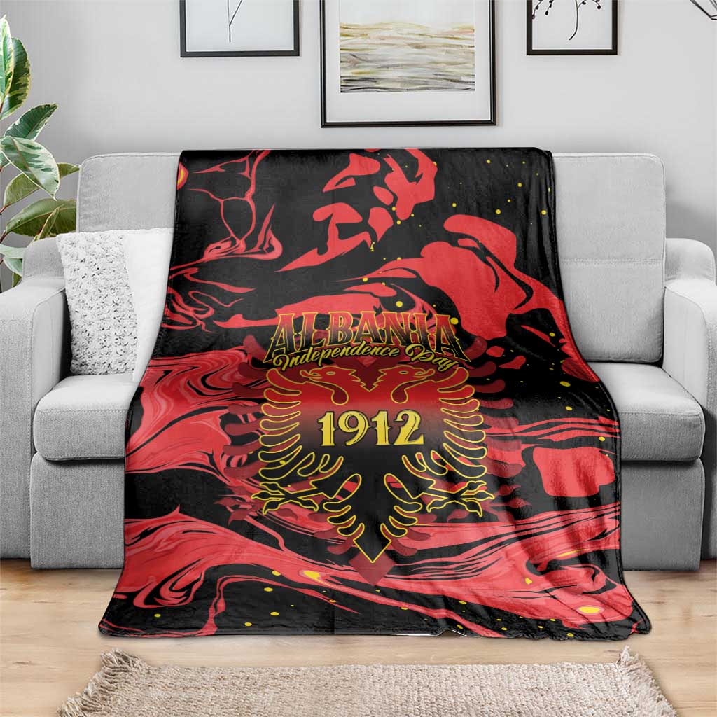 Happy Albania Independence Day Blanket Albanian Eagle - Wonder Print Shop