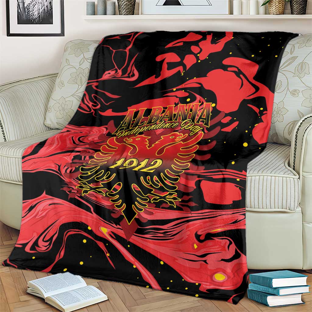 Happy Albania Independence Day Blanket Albanian Eagle - Wonder Print Shop