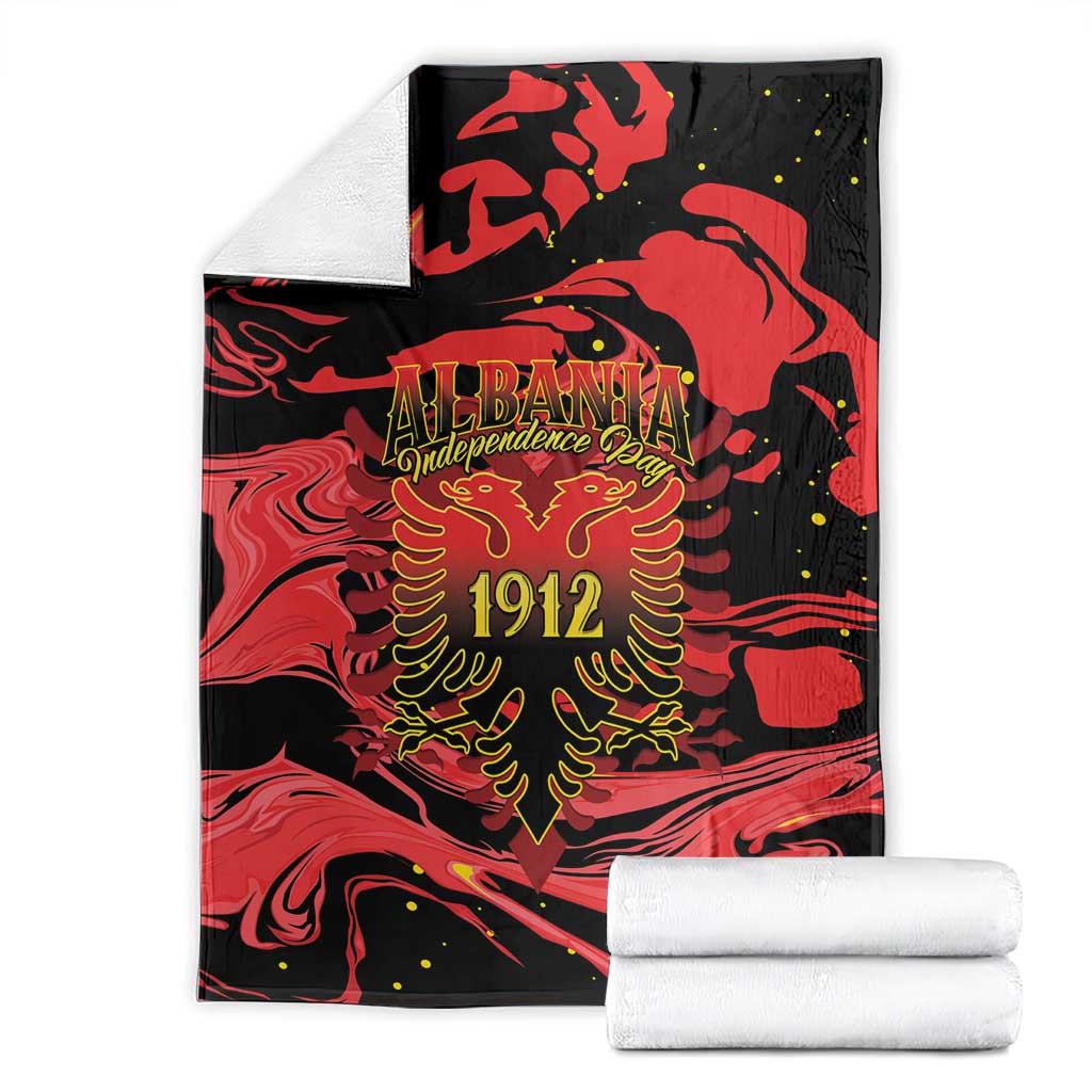 Happy Albania Independence Day Blanket Albanian Eagle - Wonder Print Shop