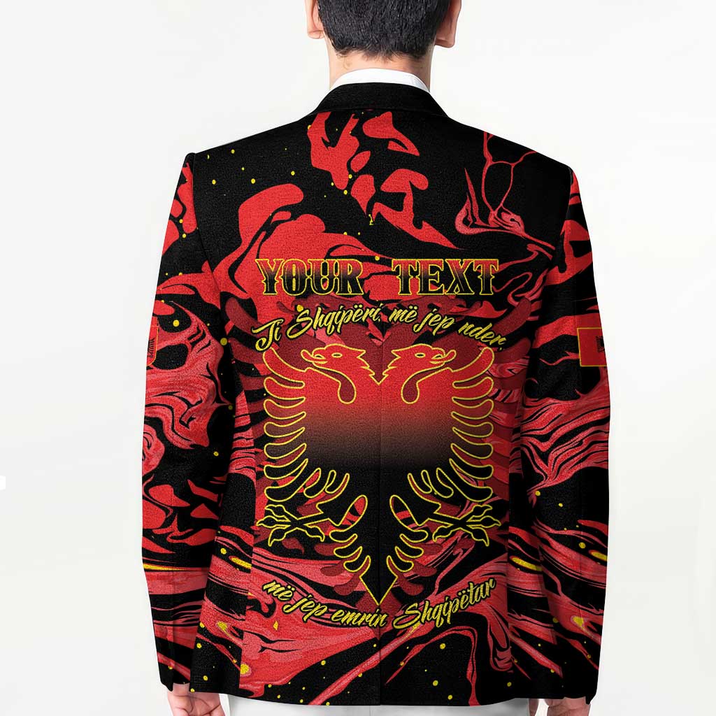 Happy Albania Independence Day Blazer Albanian Eagle - Wonder Print Shop