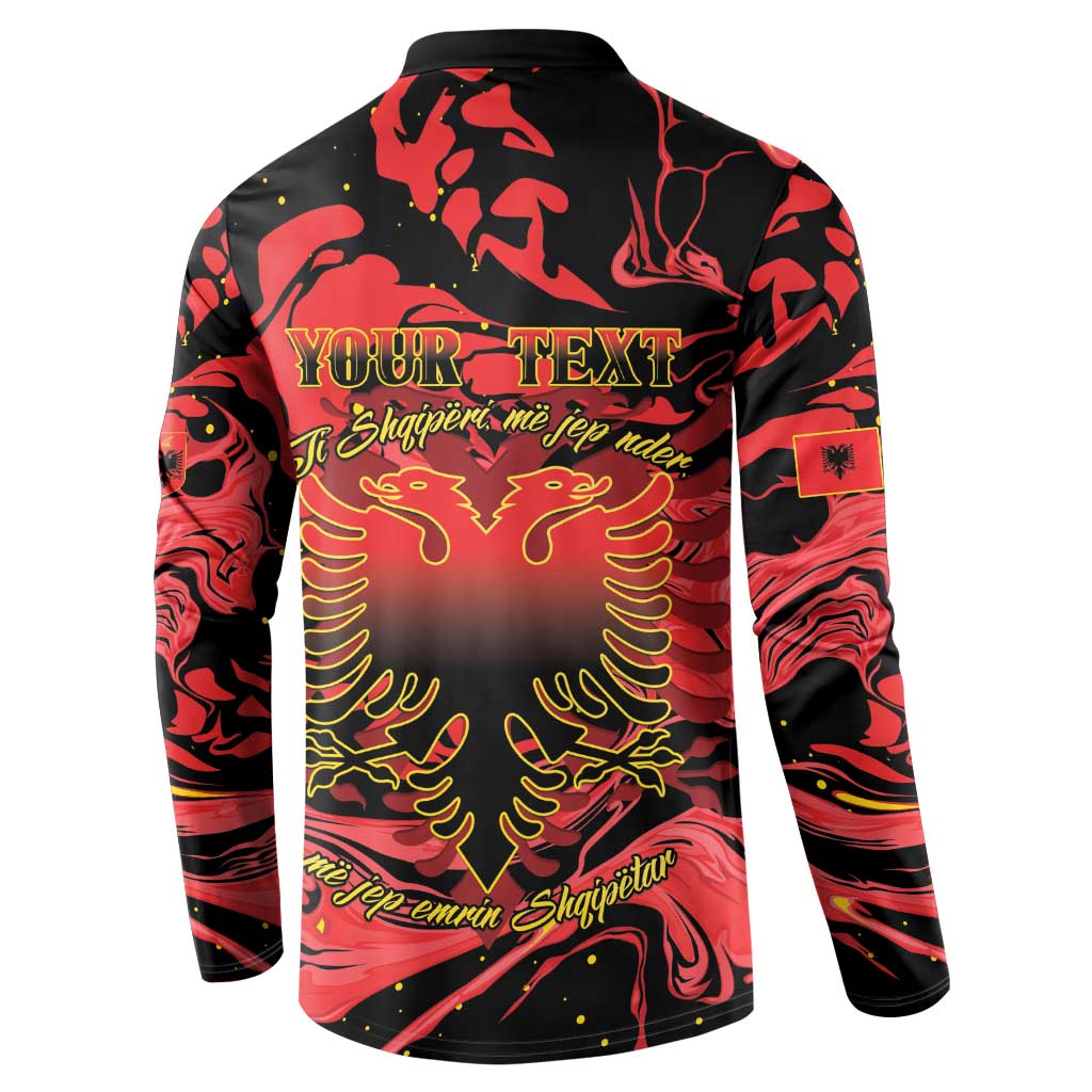 Happy Albania Independence Day Button Sweatshirt Albanian Eagle - Wonder Print Shop