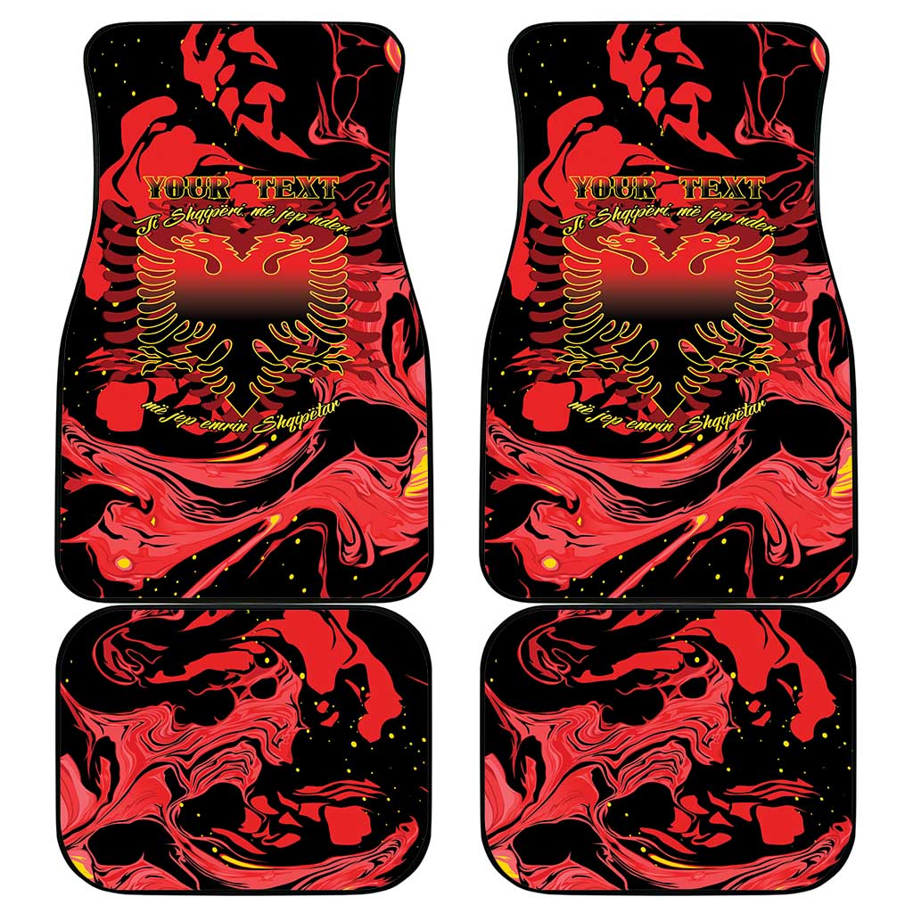 Happy Albania Independence Day Car Mats Albanian Eagle - Wonder Print Shop