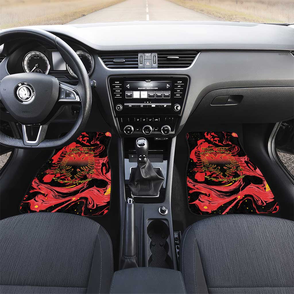 Happy Albania Independence Day Car Mats Albanian Eagle - Wonder Print Shop