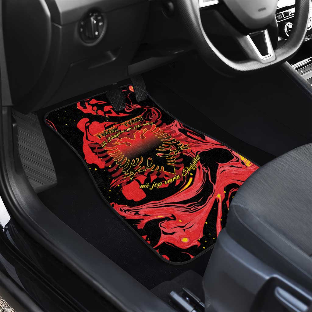 Happy Albania Independence Day Car Mats Albanian Eagle - Wonder Print Shop