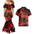 Happy Albania Independence Day Couples Matching Mermaid Dress and Hawaiian Shirt Albanian Eagle - Wonder Print Shop