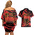 Happy Albania Independence Day Couples Matching Off Shoulder Short Dress and Hawaiian Shirt Albanian Eagle - Wonder Print Shop