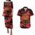 Happy Albania Independence Day Couples Matching Puletasi and Hawaiian Shirt Albanian Eagle - Wonder Print Shop