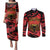 Happy Albania Independence Day Couples Matching Puletasi and Long Sleeve Button Shirt Albanian Eagle - Wonder Print Shop