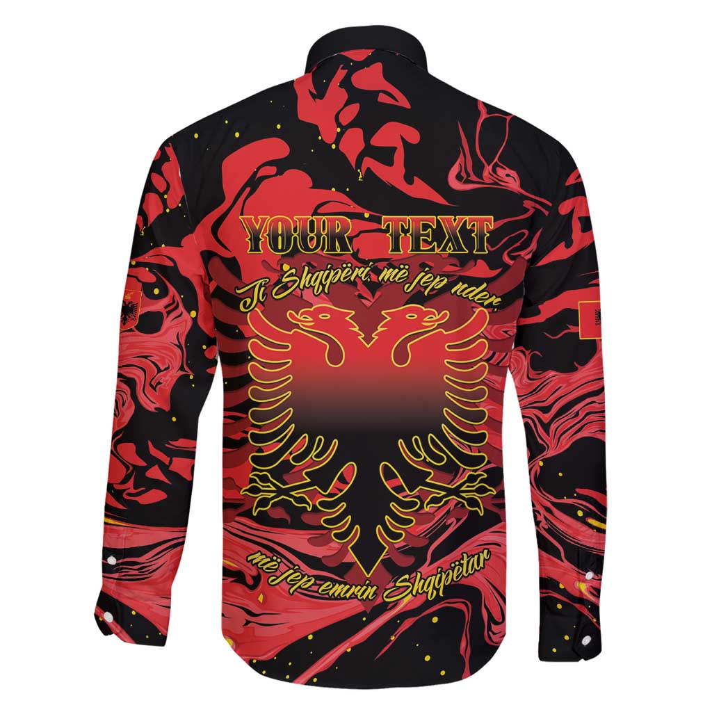 Happy Albania Independence Day Family Matching Long Sleeve Bodycon Dress and Hawaiian Shirt Albanian Eagle - Wonder Print Shop