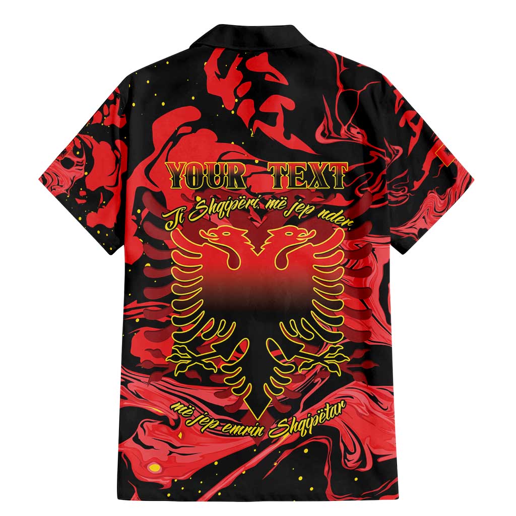 Happy Albania Independence Day Family Matching Mermaid Dress and Hawaiian Shirt Albanian Eagle - Wonder Print Shop