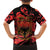 Happy Albania Independence Day Family Matching Off The Shoulder Long Sleeve Dress and Hawaiian Shirt Albanian Eagle - Wonder Print Shop