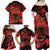 Happy Albania Independence Day Family Matching Off Shoulder Maxi Dress and Hawaiian Shirt Albanian Eagle - Wonder Print Shop
