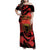 Happy Albania Independence Day Family Matching Off Shoulder Maxi Dress and Hawaiian Shirt Albanian Eagle - Wonder Print Shop