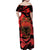 Happy Albania Independence Day Family Matching Off Shoulder Maxi Dress and Hawaiian Shirt Albanian Eagle - Wonder Print Shop